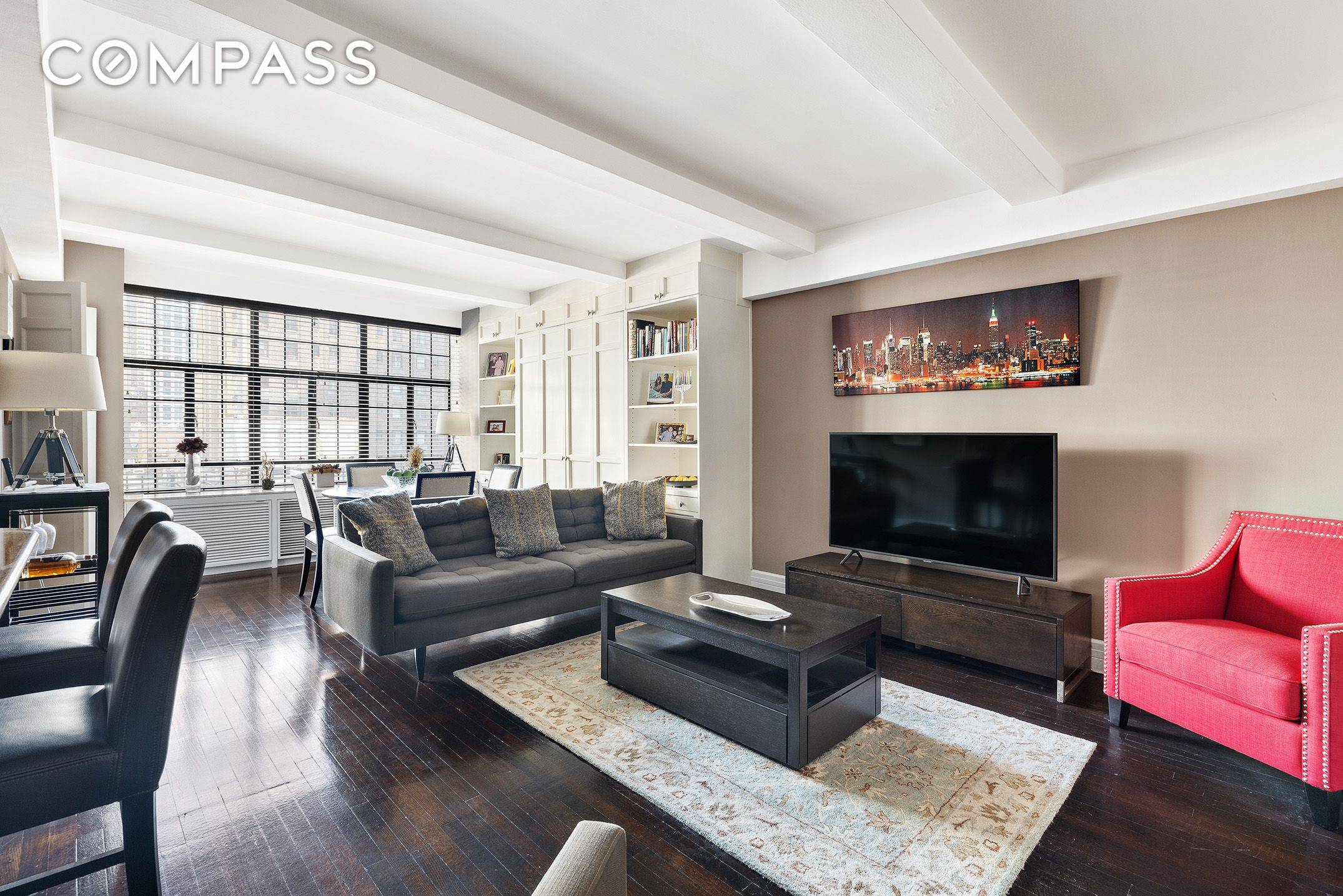 A must see... renovated extra large Junior 4 with 1 1 2 baths is available in this rare prewar apartment.