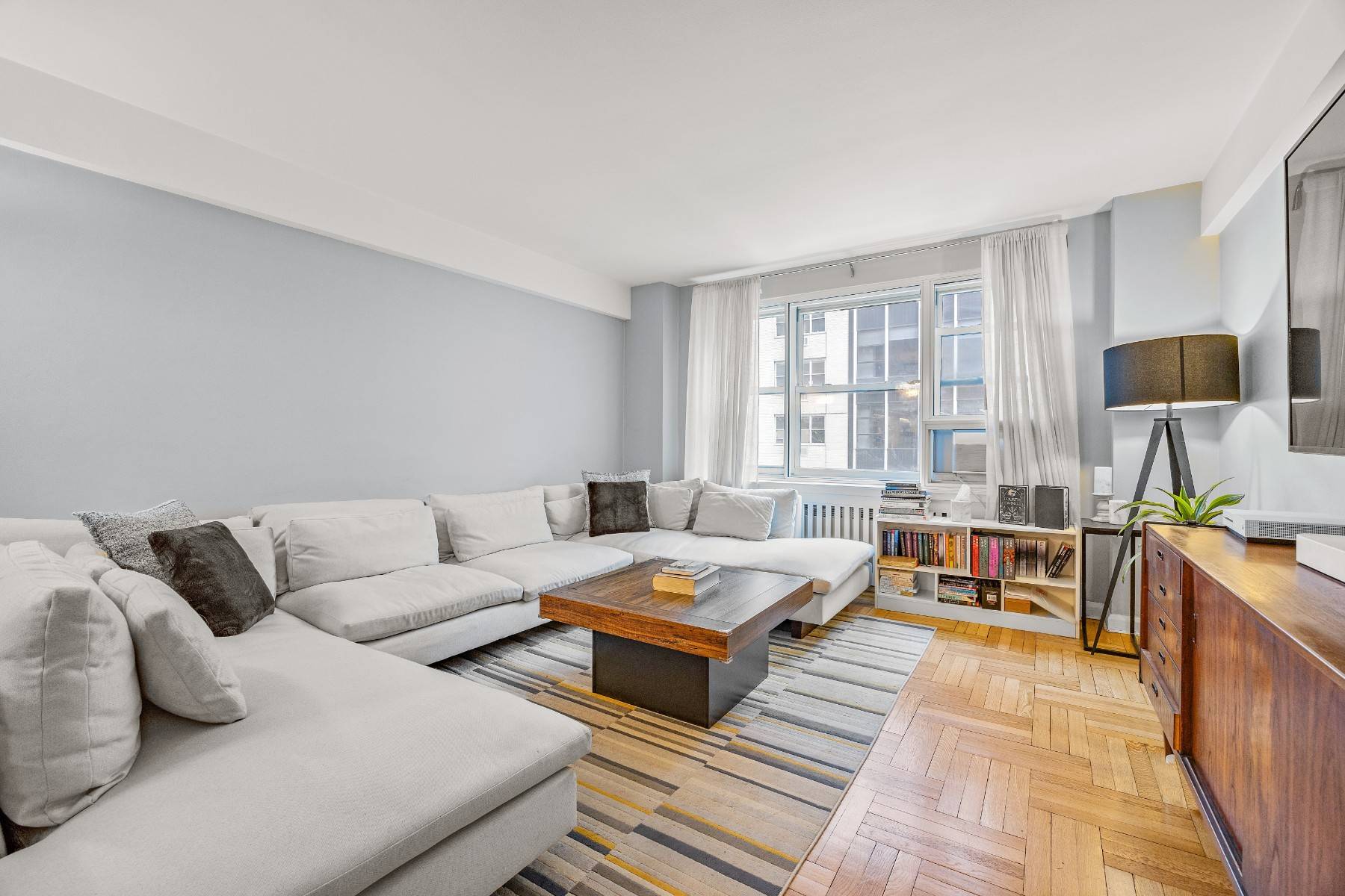 Discover a refined living experience in this meticulously designed two bedroom, two bathroom residence spanning approximately 1, 175 square feet.