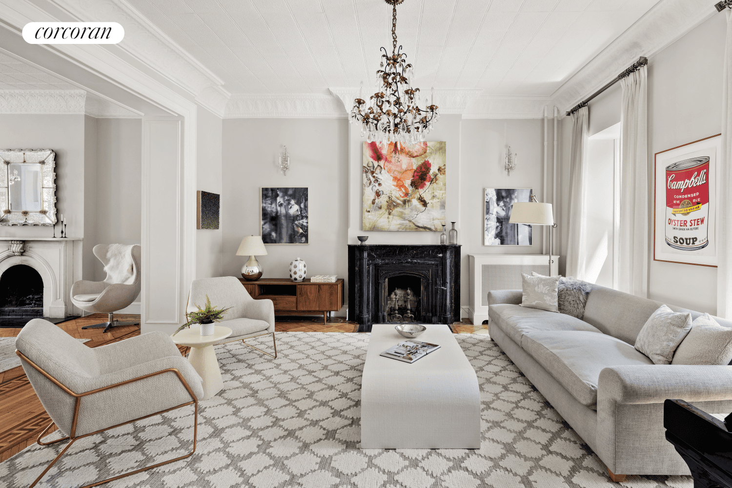 Filled with natural light, 224 Clinton Street, in prime Cobble Hill, is a statement of elegance and sophistication.
