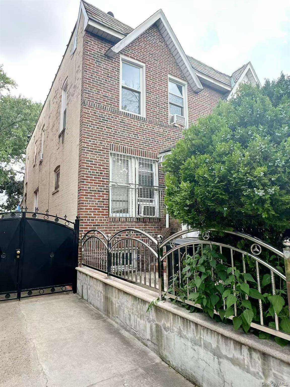 Sell as is with tenants beautifully maintained brick semi detached home featuring 3 spacious bedrooms 2 baths, and a convenient powder room on the first floor.