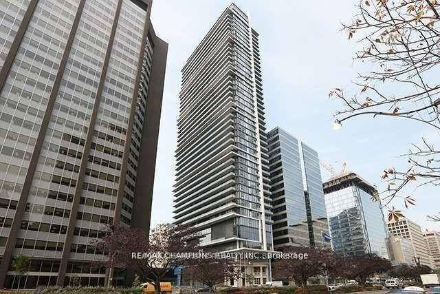 Excellent Location Fully Furnished 1 Bedroom Condo On University Ave Modern Open Concept Kitchen, B I Integrated Panel Appliances Granite Counter Top, Centre Island Engineered Wood Floor.