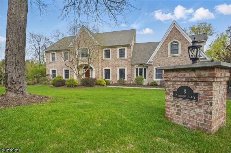 Beautiful 5 Bedroom, Custom Built Colonial Brick Home Located at the end of Quiet Cul de Sac in Sought After Fardale Section of Mahwah.