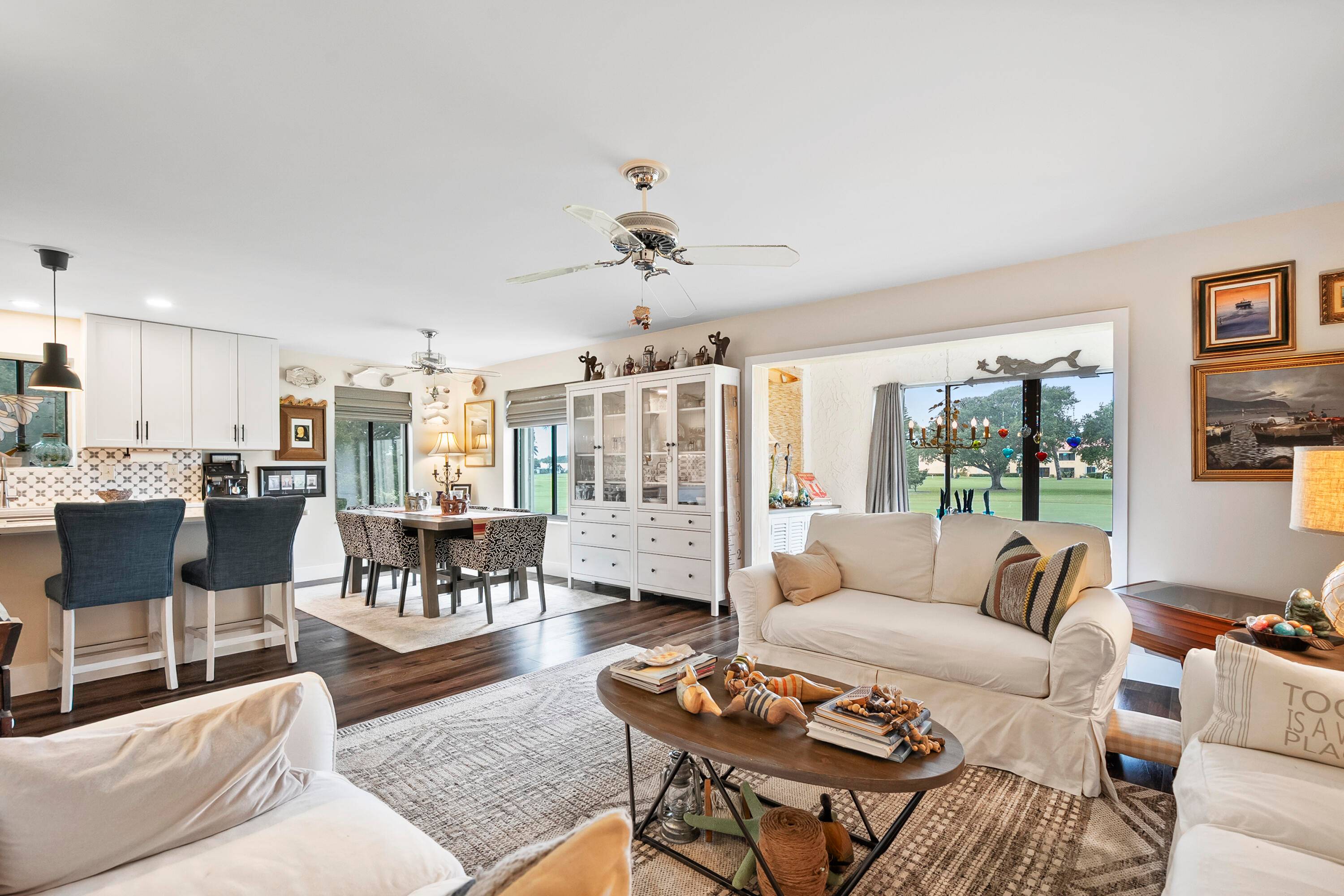 Sheer Elegance. Beautifully renovated 3 BEDROOM, END UNIT condo in the desirable 55 section of Miles Grant Country Club.