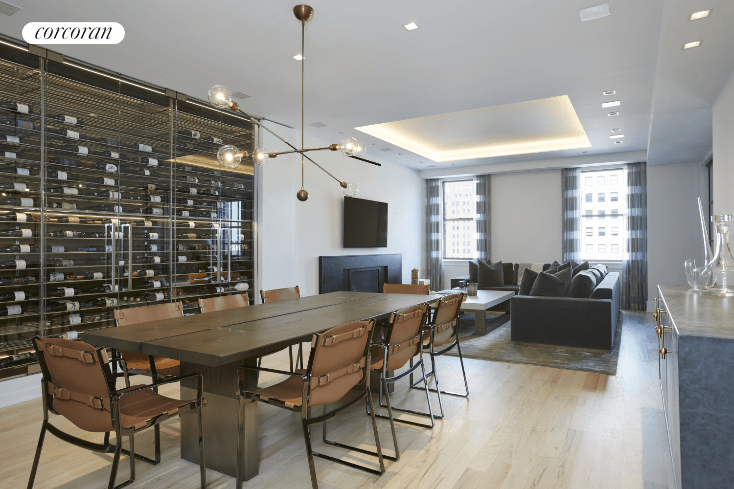 STUNNING RENOVATION IN RARE TOP FLOOR TRIBECA CONDO !