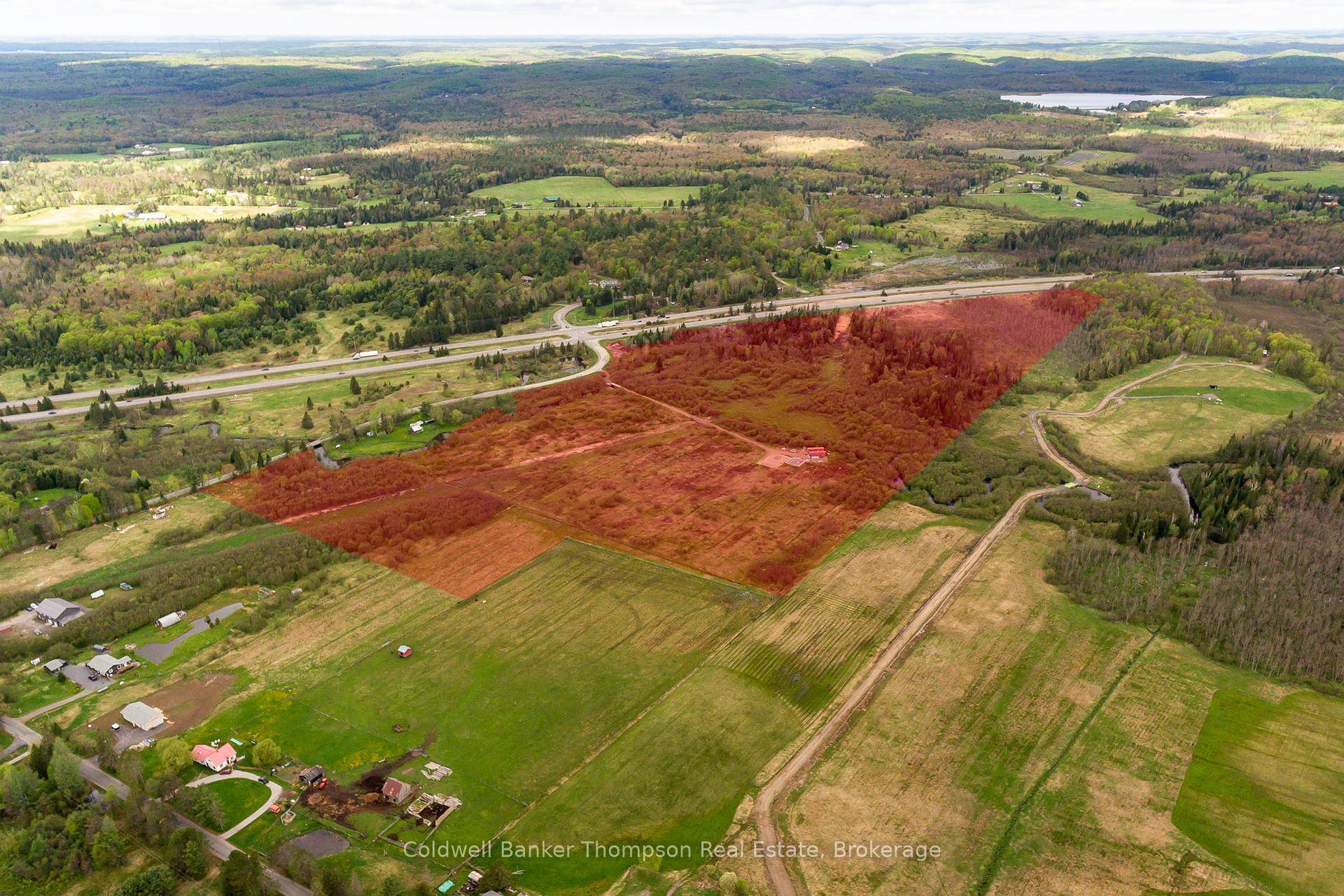 Discover over 60 acres of mostly level land offering a prime opportunity just a short drive from Huntsville, with convenient access to Highway 11perfect for commuters.