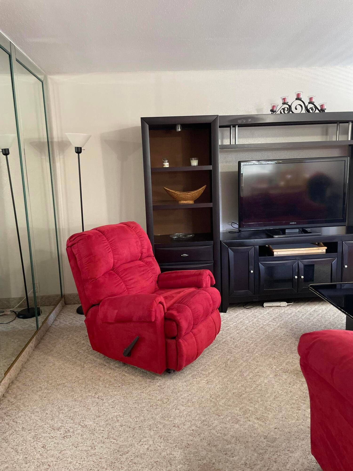 This is 2 2 partially furnished unit located on the second floor in the 55 community.