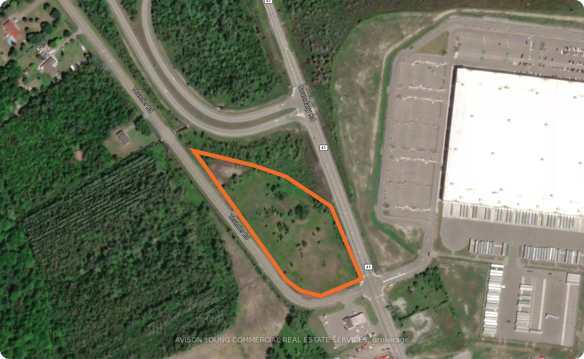 A rare opportunity to acquire land directly across from the Amazon Fulfillment Centre.