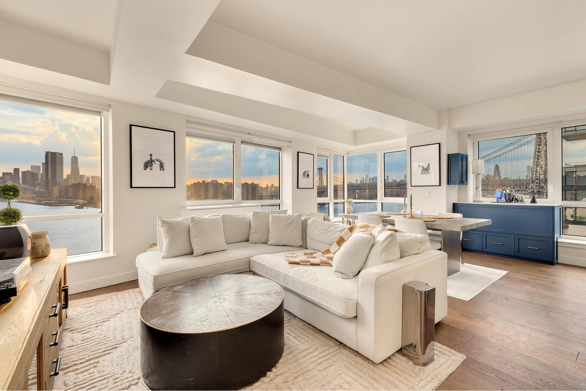 Welcome home ! This stunning three bedroom, two bathroom newly renovated apartment offers panoramic and unobstructed water and Manhattan skyline views and all the comforts of home.