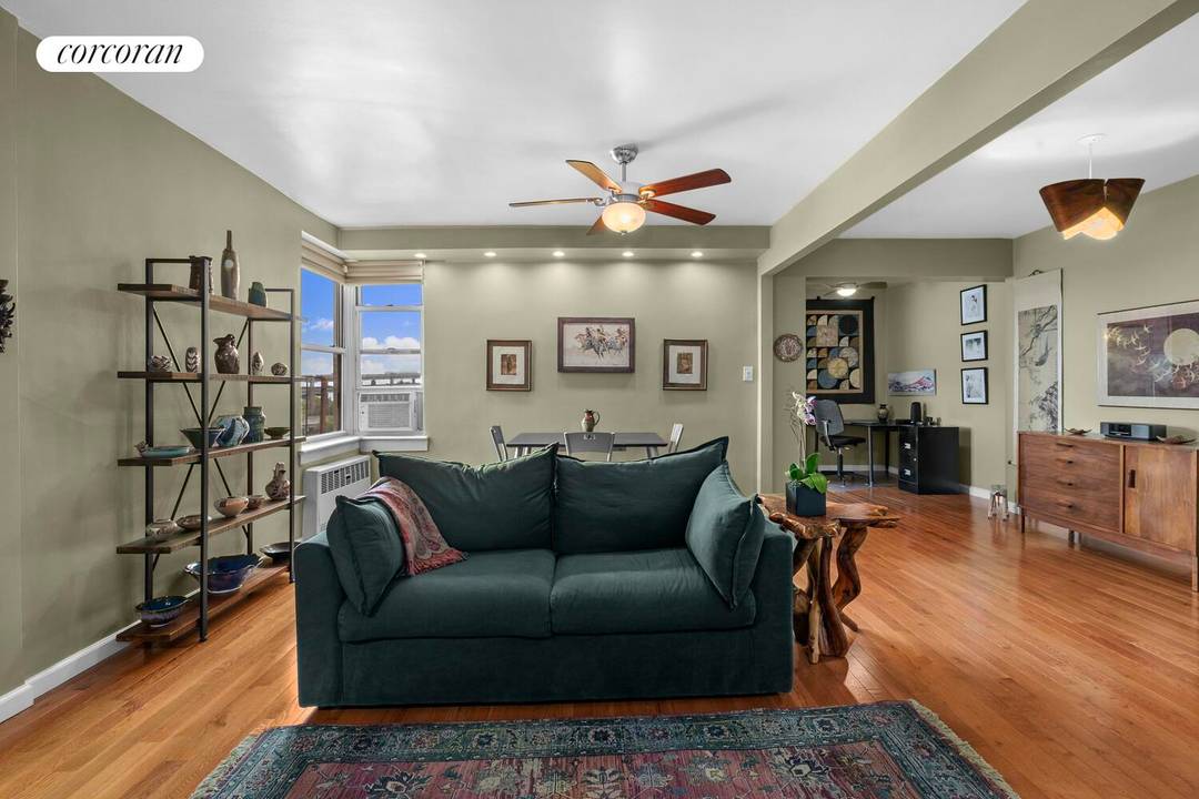 Spectacular Verrazano Views from a Top Floor Oasis in the Heart of Bay Ridge Welcome to Apartment 7H at 9707 4th Avenue an inviting, oversized one bedroom co op offering ...