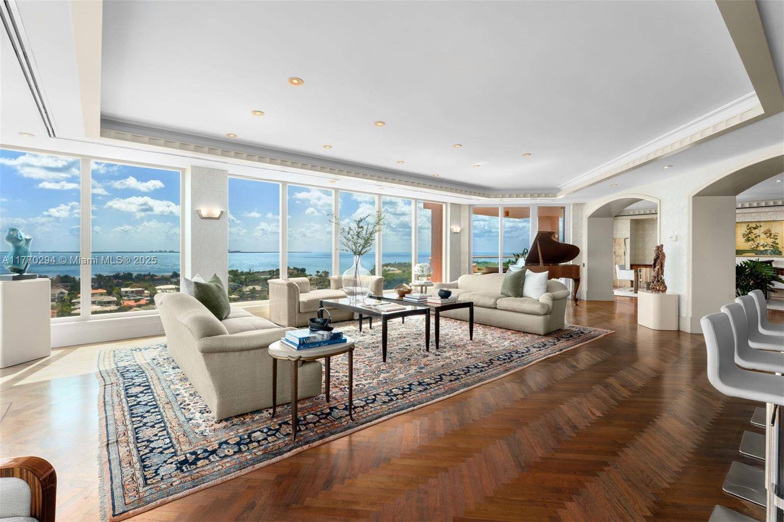Discover refined elegance in Unit 16K of the Gables Club, a 5, 230 SF masterpiece designed by Holmes Newman.