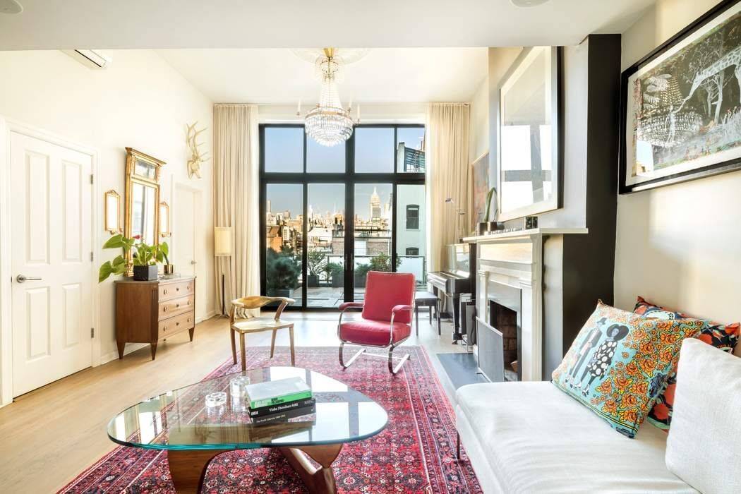 Ideally located steps from iconic Washington Square Park and encompassing the top three floors of 22 foot wide Greek revival mansion this rare offering offers the perfect balance of historic ...