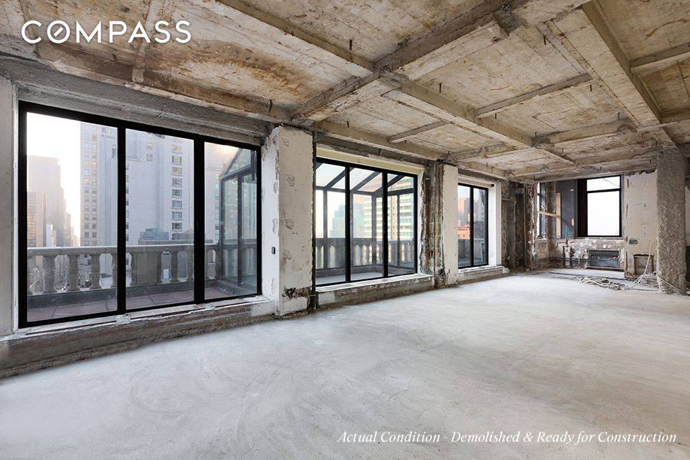LUXURY MEETS VALUE AN EXCLUSIVE TURNKEY OPPORTUNITY AT THE RITZ TOWER 465 Park Avenue, 25EW Demolished and Ready for Construction As of June 7, 2024 Pre Construction Phase.