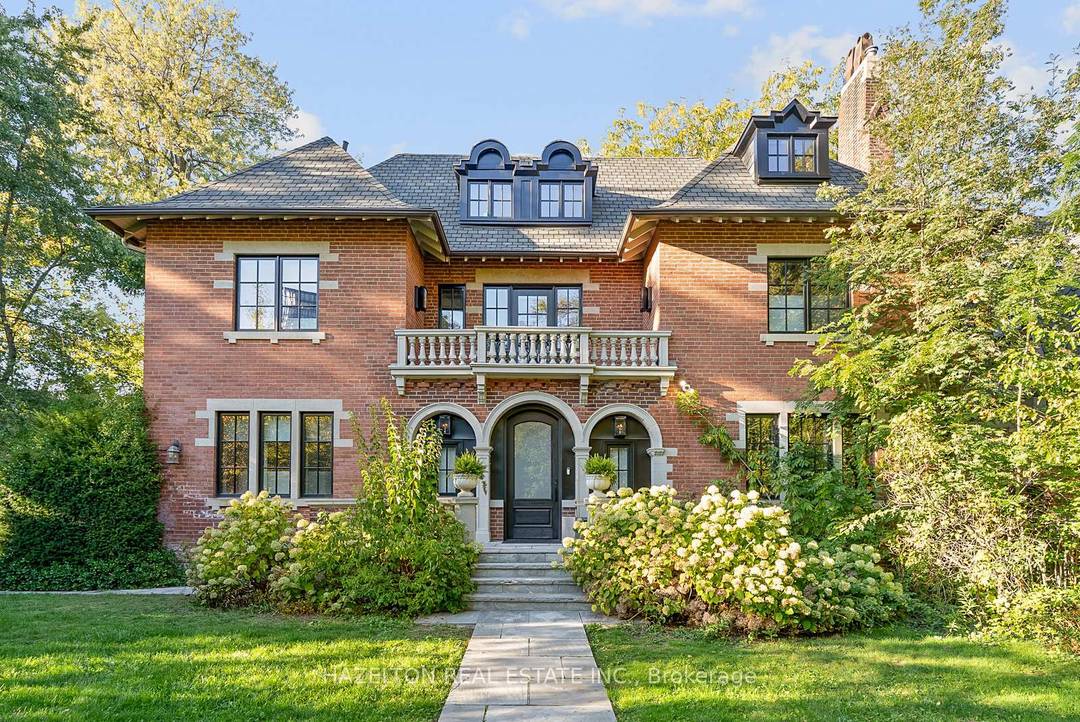 Discover a truly remarkable opportunity in South Rosedale, a coveted 75 foot lot graced by an elegant Georgian Palladian brick fac ade that has long been admired in the neighbourhood.