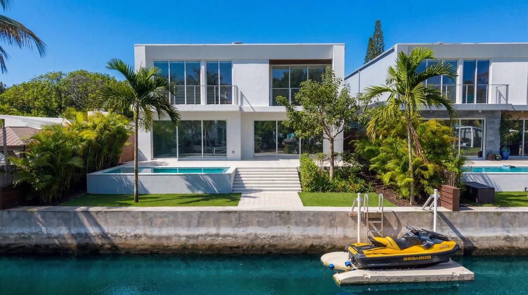 New Museum Modern Waterfront Estate with Private Pool recently completed by Federico Zapata at ProjectLand.