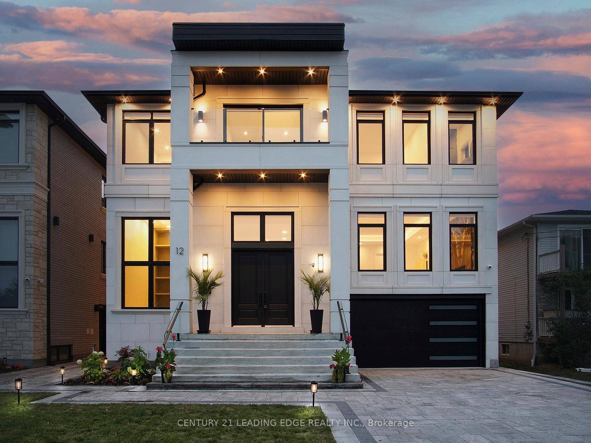 Experience timeless design and modern sophistication in this custom built luxury waterfront estate with over 5, 700sqft of finished living space !