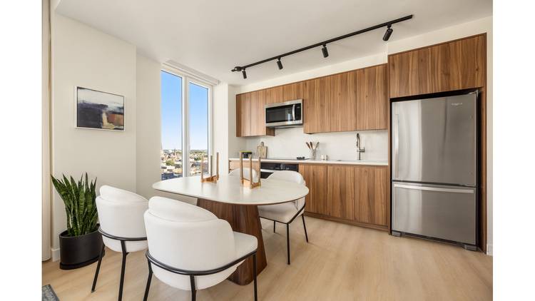 Now Leasing Refined Studio, 1, 2, and 3 Bedroom Residences and Exclusive Townhomes.
