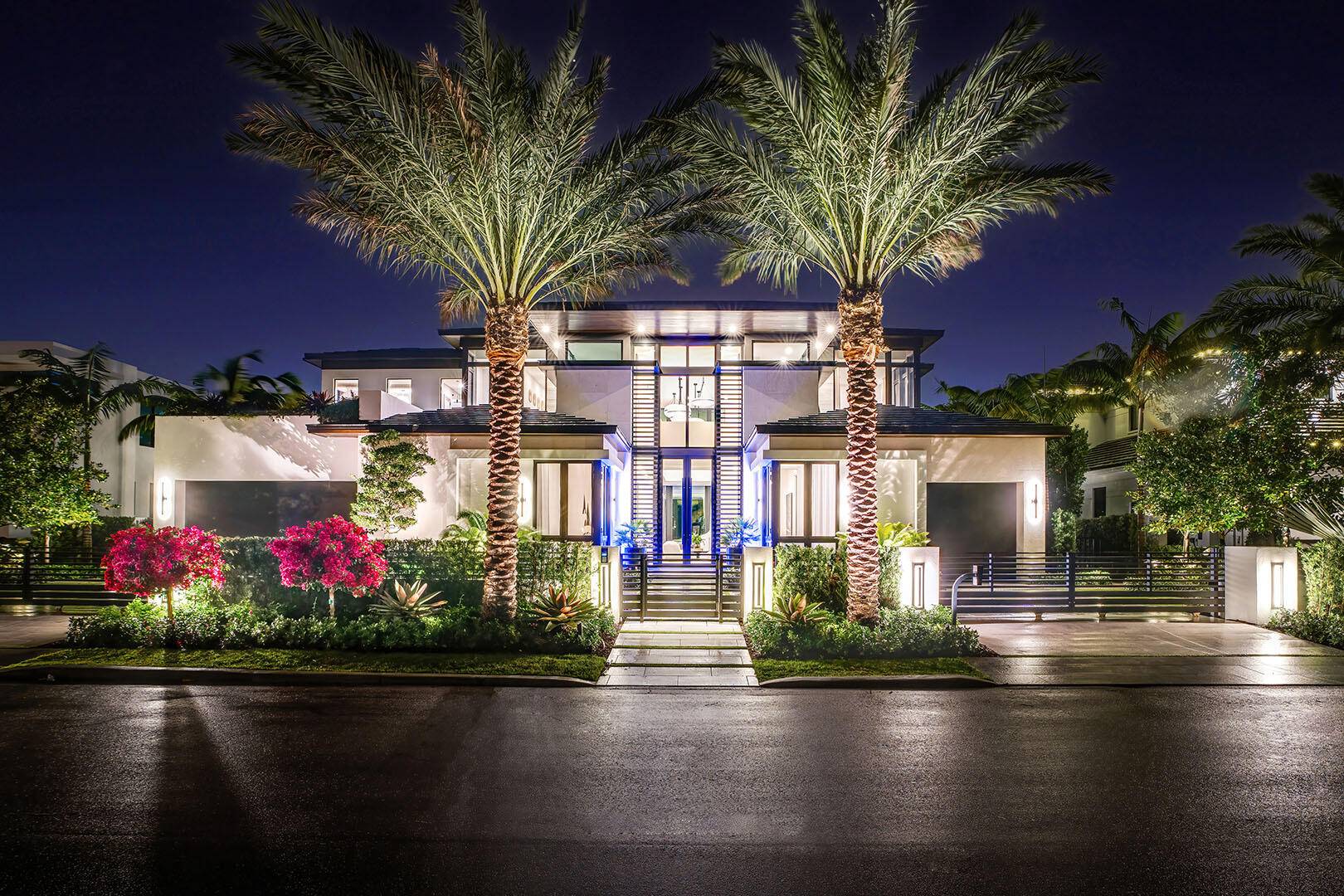 Nestled along 101 feet of the prestigious Butterfly Palm Waterway, this newly completed ultra luxury contemporary estate developed by Matthew Epstein of Primark Partners sets a new standard that epitomizes ...