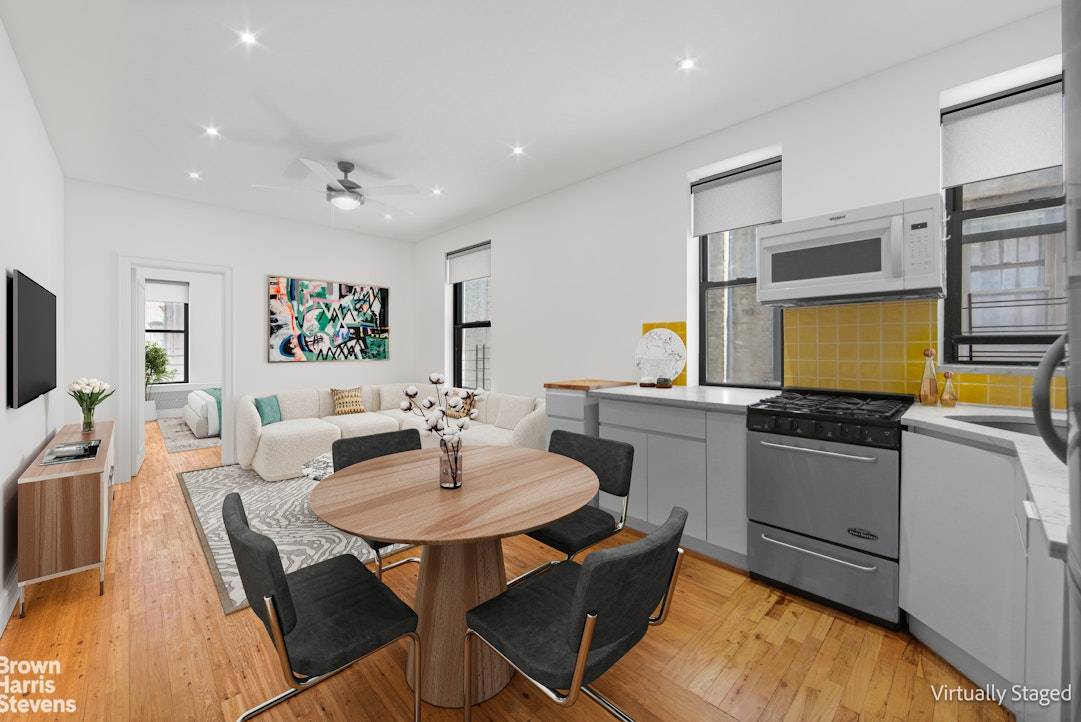 Renovated Split Two Bedroom on a Quaint Tree Lined Block Don't miss this renovated split two bedroom home on a quaint, tree lined block of West 87th Street.