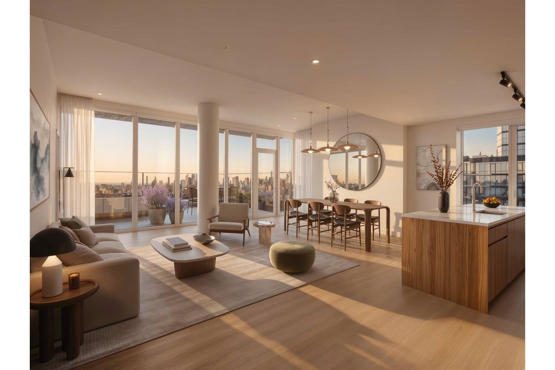 Now Leasing Refined Studio, 1, 2, and 3 Bedroom Residences and Exclusive Townhomes.