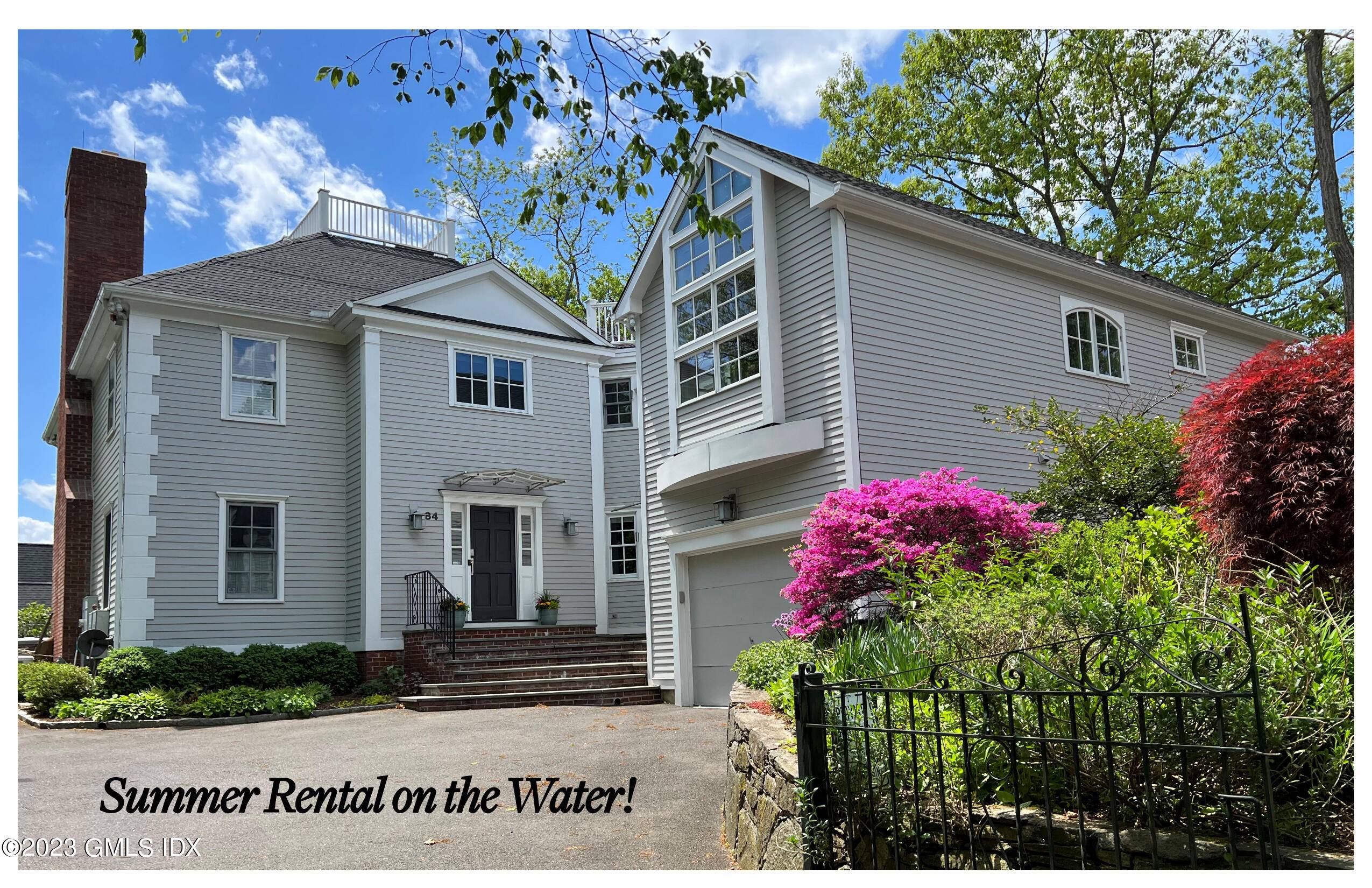 Beautifully furnished home directly on LI Sound tidal inlet the Oneida Audubon Sanctuary.