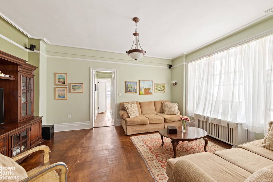 Welcome home to this beautifully proportioned, move in condition one bedroom home that is a true four room residence, complete with a proper formal dining room.