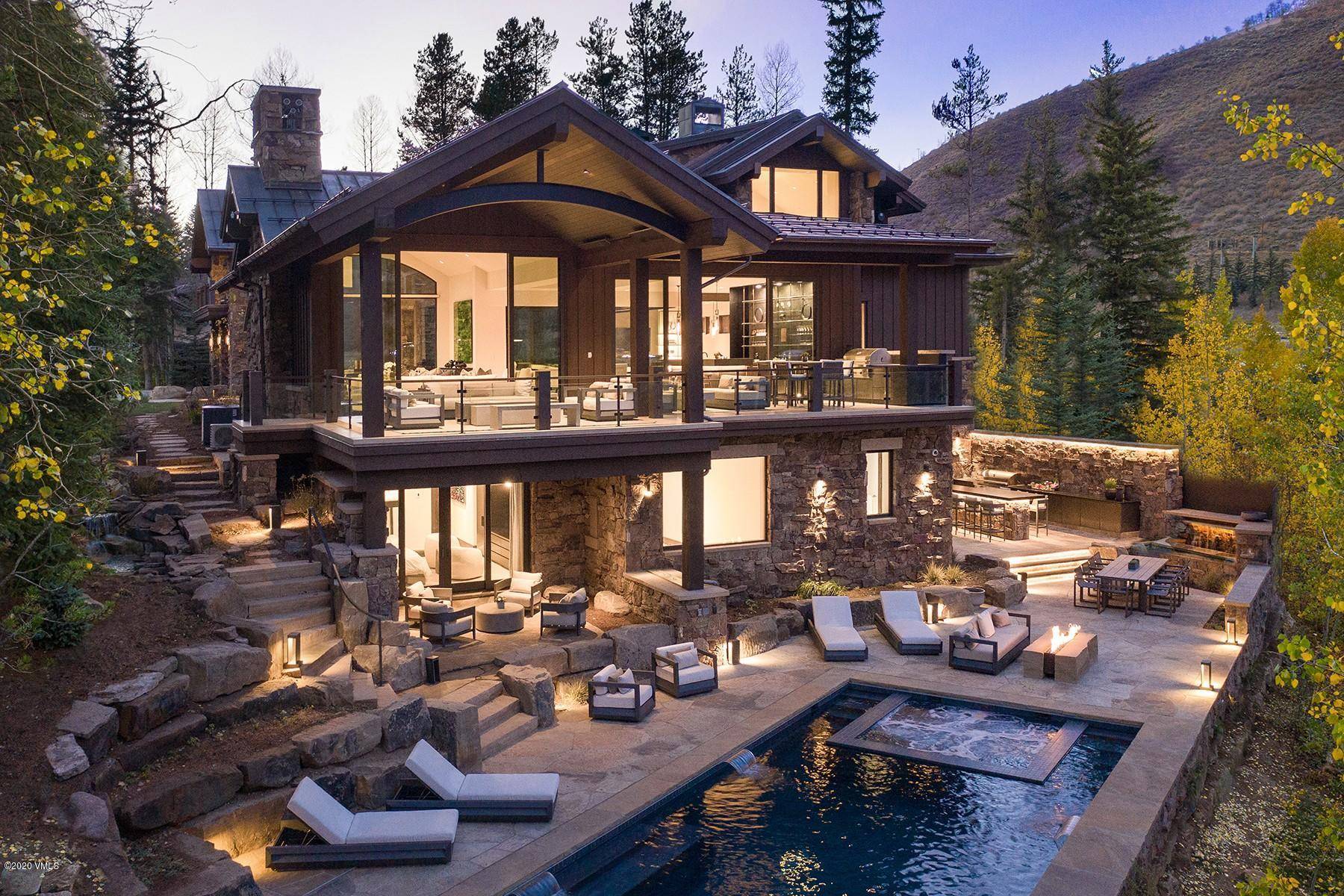 Overlooking the Vail Golf Course with phenomenal Gore Range views, this home is a newly constructed sight to behold.