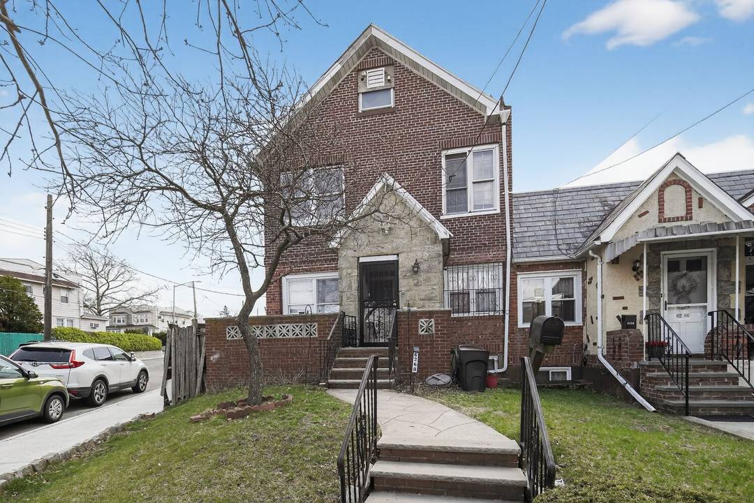 ALL SHOWING BY APPOINTMENT ONLY, buyer's agent must come with your buyers Maspeth Queens Semi Attached Brick most sought out unique Corner irregular lot 1 family for sale !
