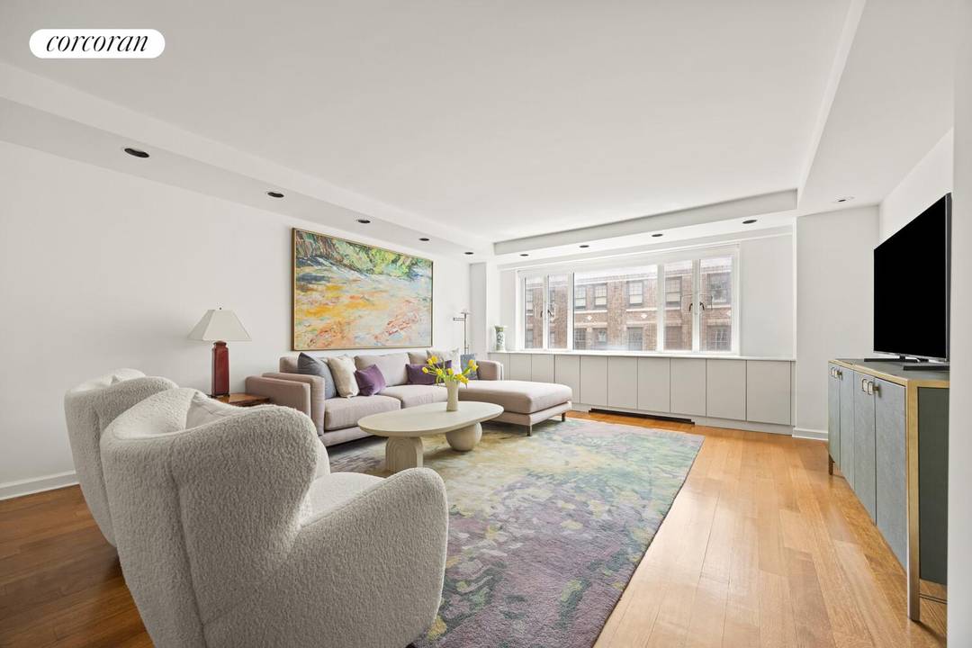 Perfectly situated on coveted East 72nd Street, this exceptional high floor residence is being offered for sale for the first time in 52 years.
