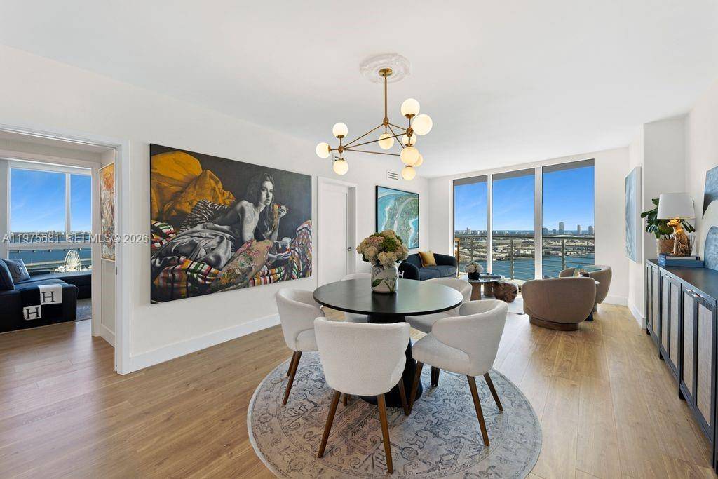 Beautiful three bedroom corner apartment home in highly desired East tower at One Miami.