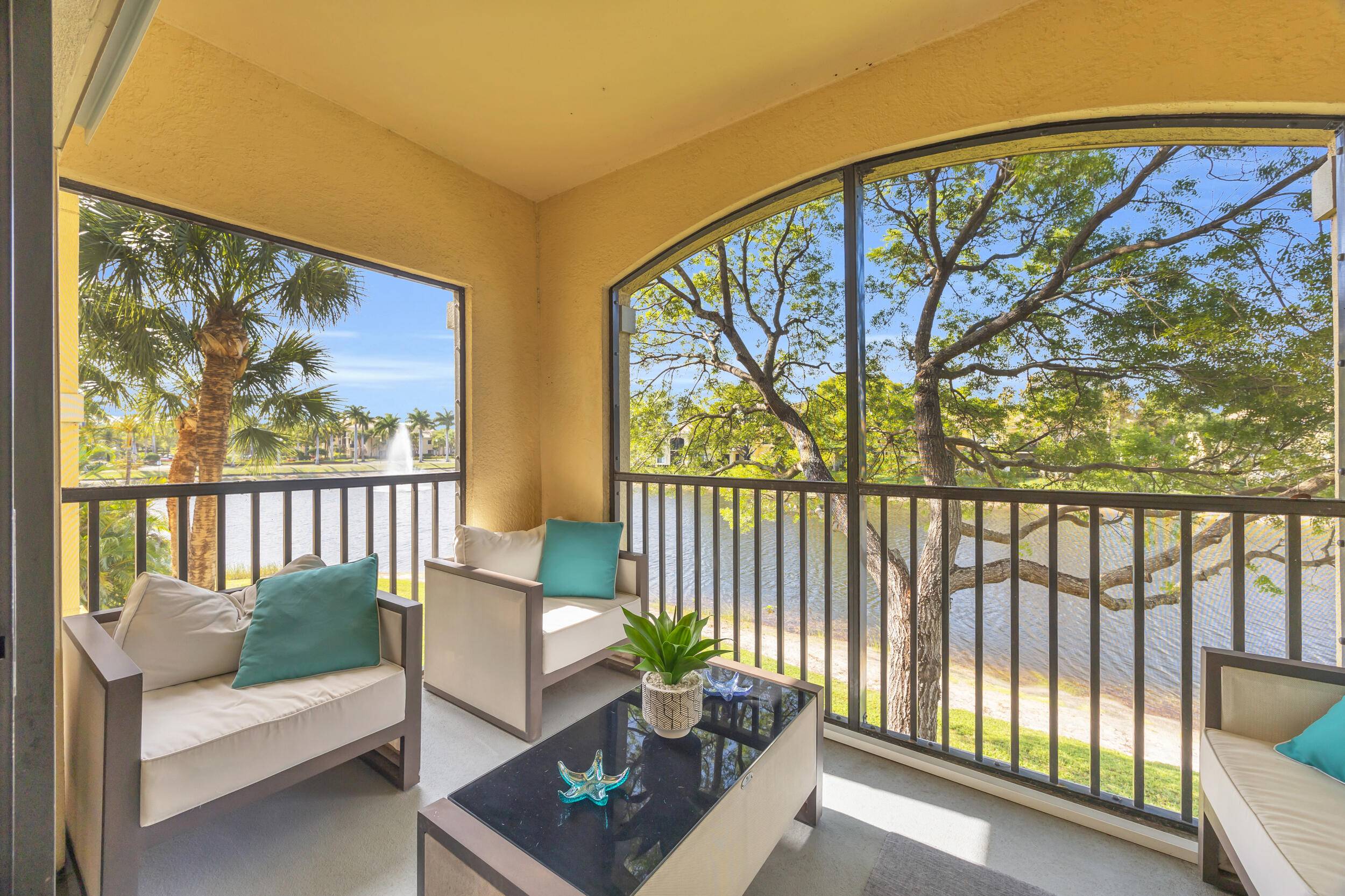 Welcome to this stunning 3 bedroom, 2 bathroom condo located in the highly sought after, private gated community of San Matera.