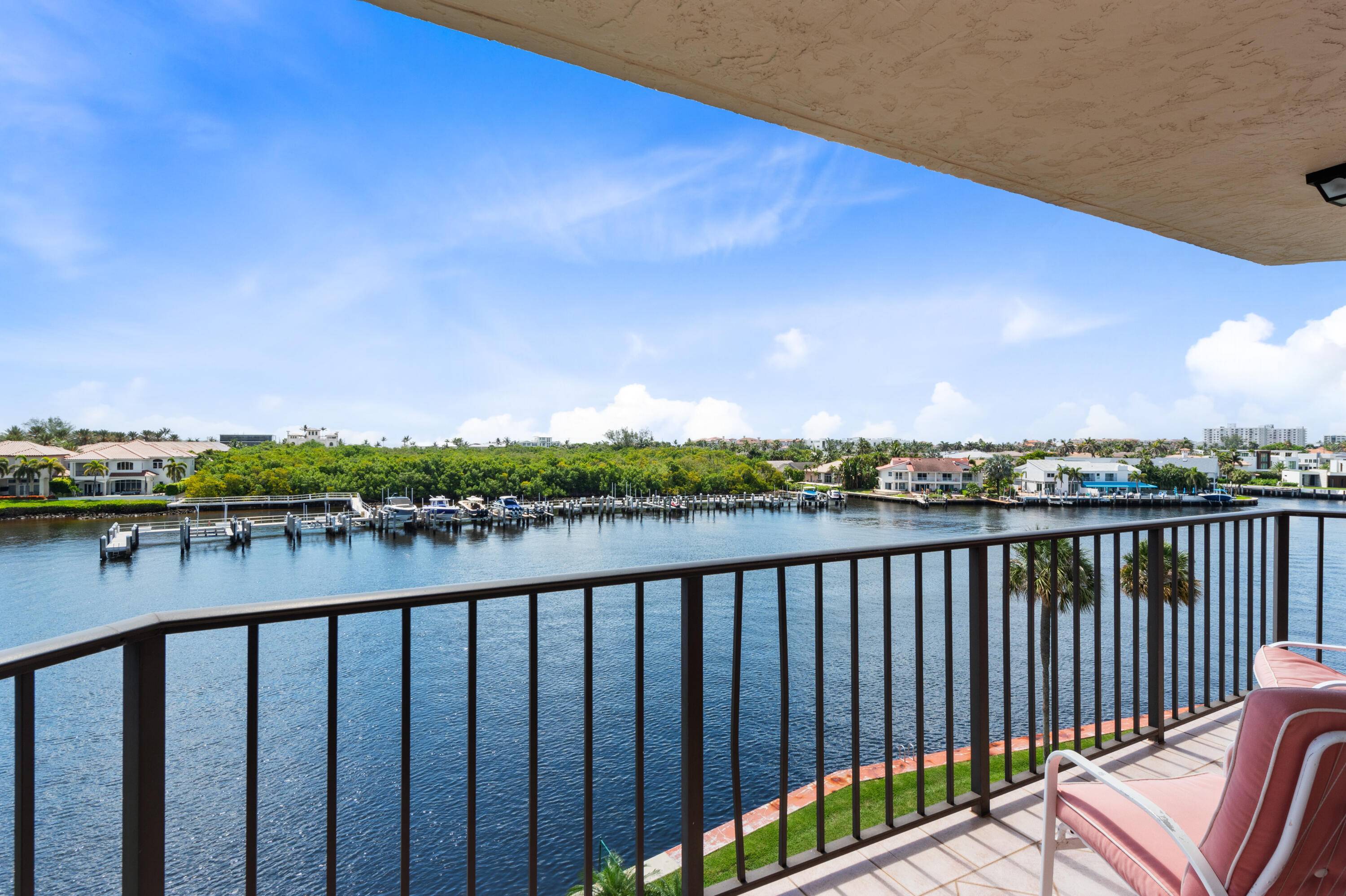Rarely available 3BR 2BA corner end unit directly on the intracoastal waterway.