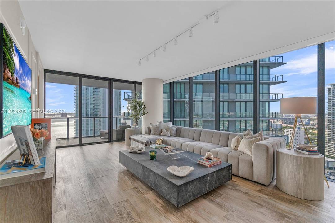 This remarkably renovated residence offers sophisticated living in the heart of Edgewater.