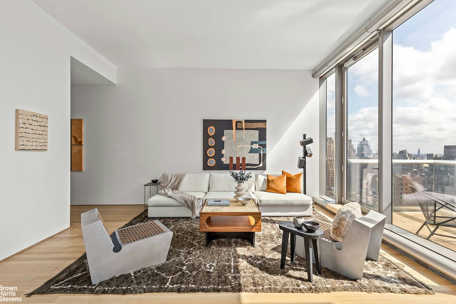 Breathtaking views of the downtown skyline and river greet you in this masterfully crafted condo by Herzog amp ; de Meuron.