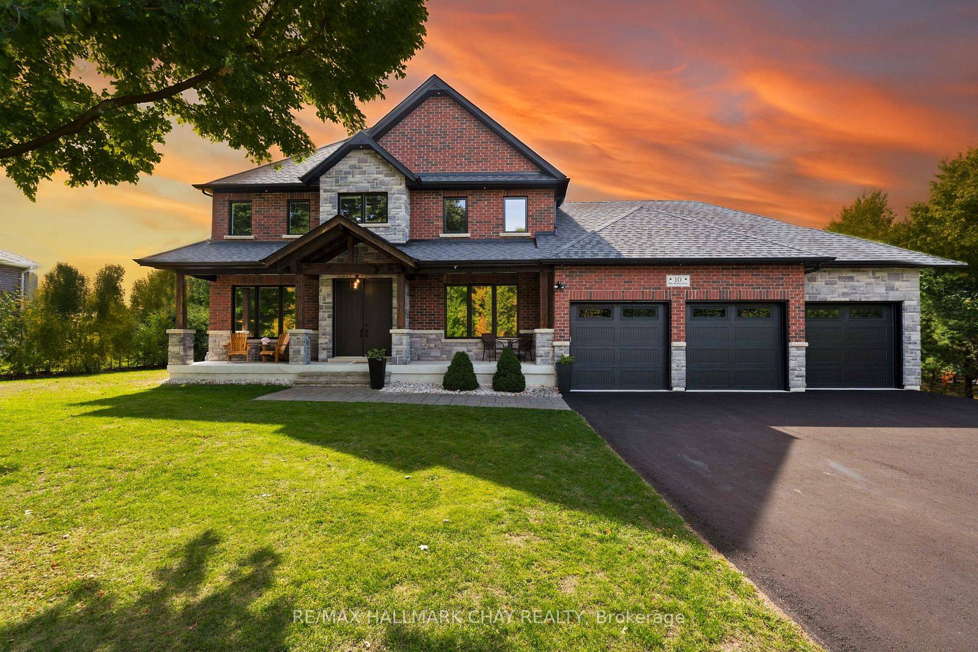 Welcome to 10 Roy Hickling Trail a rarely offered two storey custom detached home in Black Creek Estates, where you can enjoy stunning sunsets every evening, as well as privacy ...