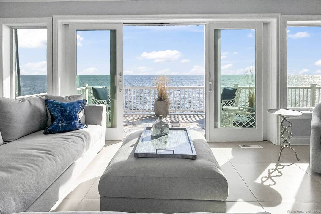 Direct Waterfront Long Island Sound Available June 1st Enjoy breathtaking sunrises and sunsets from this custom direct waterfront home overlooking Long Island Sound.