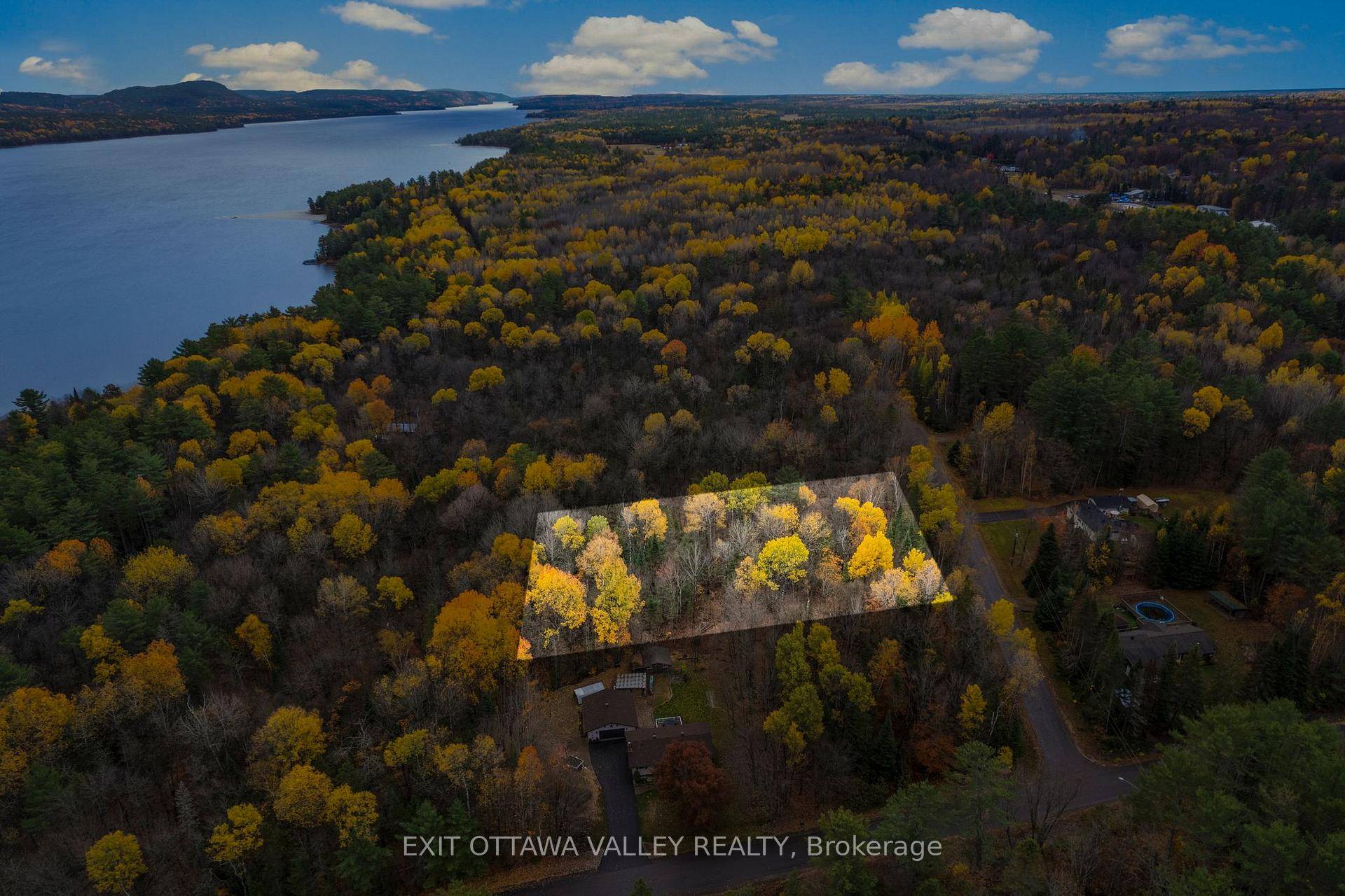 Treed building lots on quiet Moores Road minutes to Deep River and Hwy 17 with additional access to select parcels via Moose Avenue and Red Deer Trail.