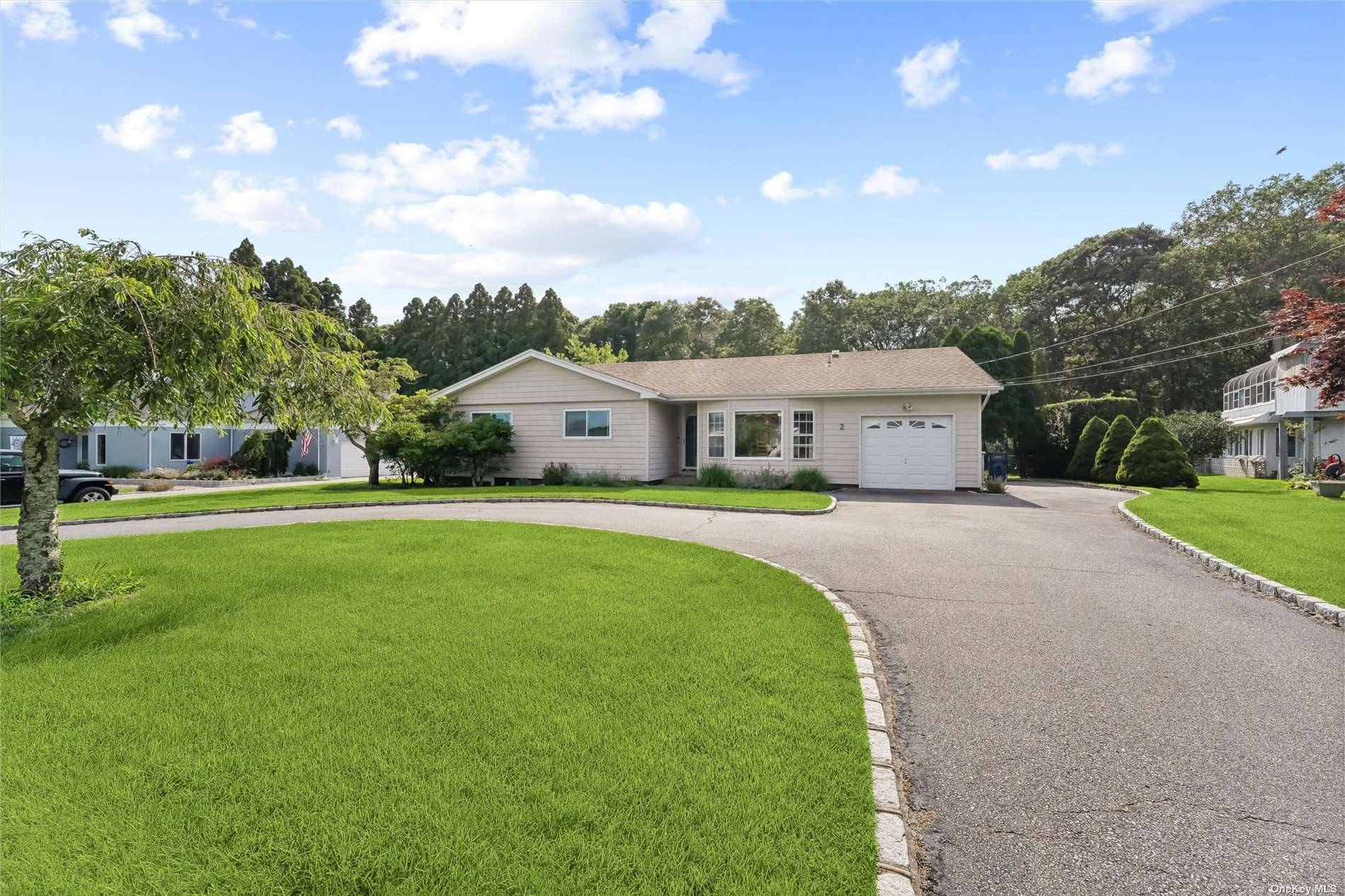 Located in East Quogue's premier community of Pine Neck Landing, this ranch style home offers exclusive access to a private bay beach and deeded rights to Shinnecock Bay, complete with ...