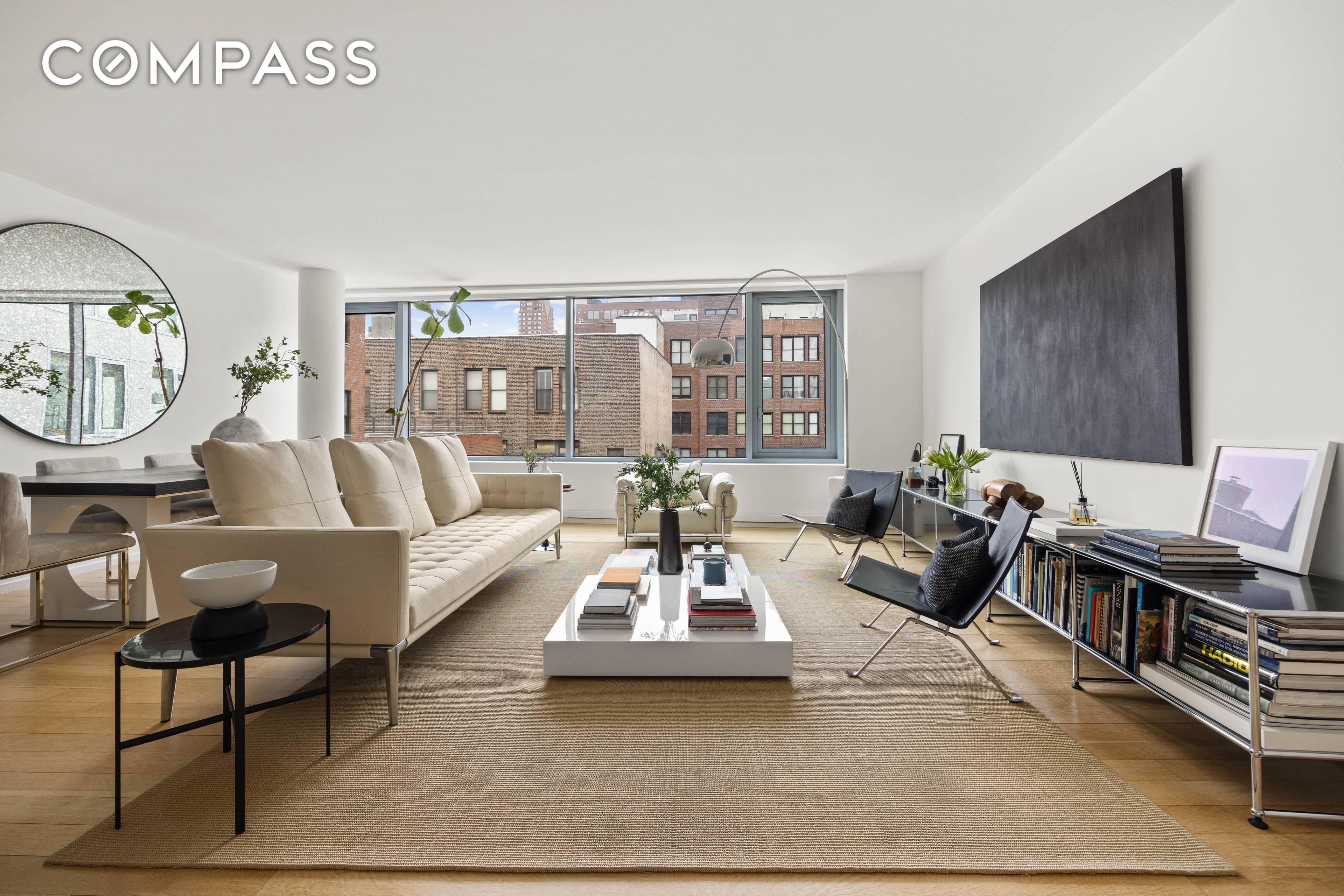 Discover the perfect blend of space, light, and luxury in this stunning top floor 2 bedroom, 2 bathroom condo at 425 West 53rd Street.
