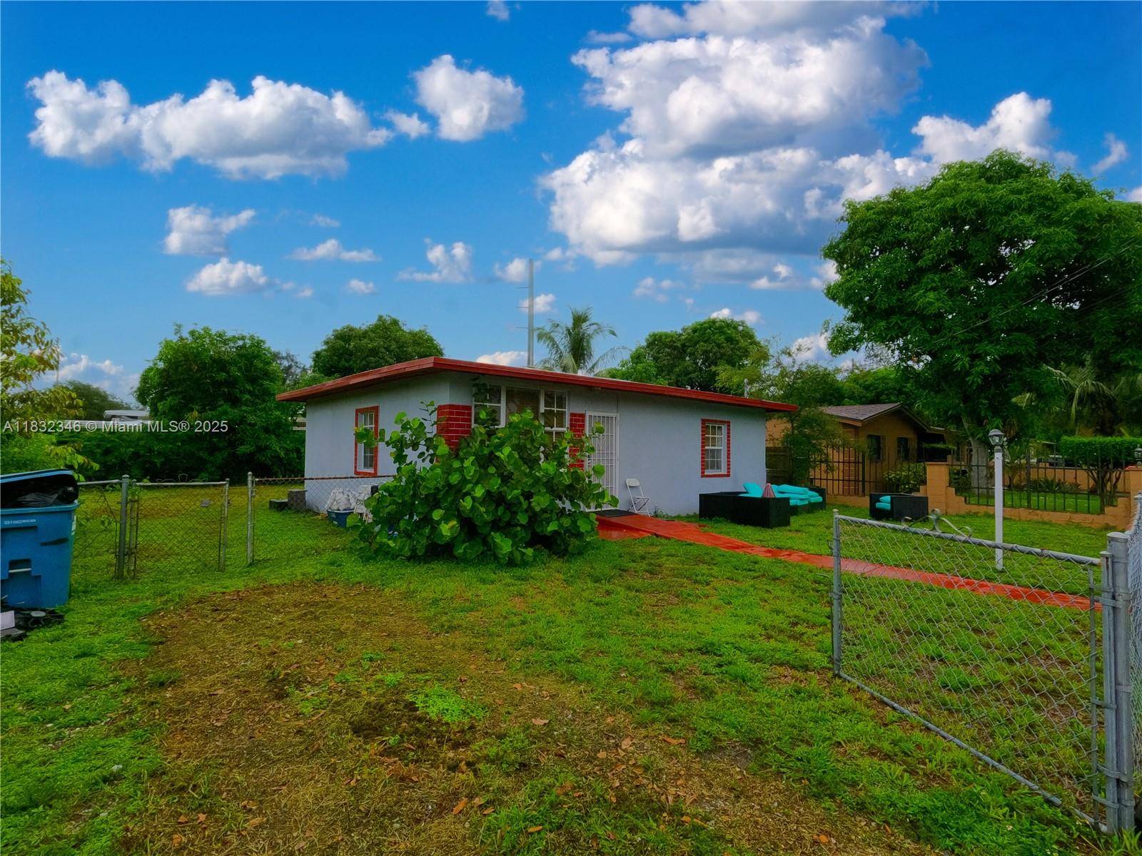 Nice 2 bed 1 bath single family home with spacious yard, separate laundry utility room and shed.