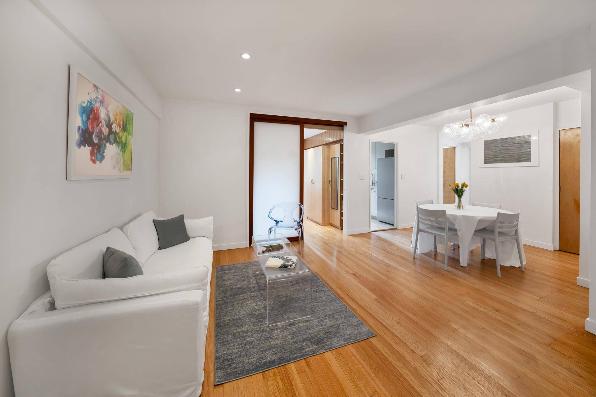 Welcome to Apartment 416 A Spacious, Sun Filled Corner Gem in the Heart of Greenwich Village This beautifully renovated and oversized corner home has been thoughtfully converted from a gracious ...