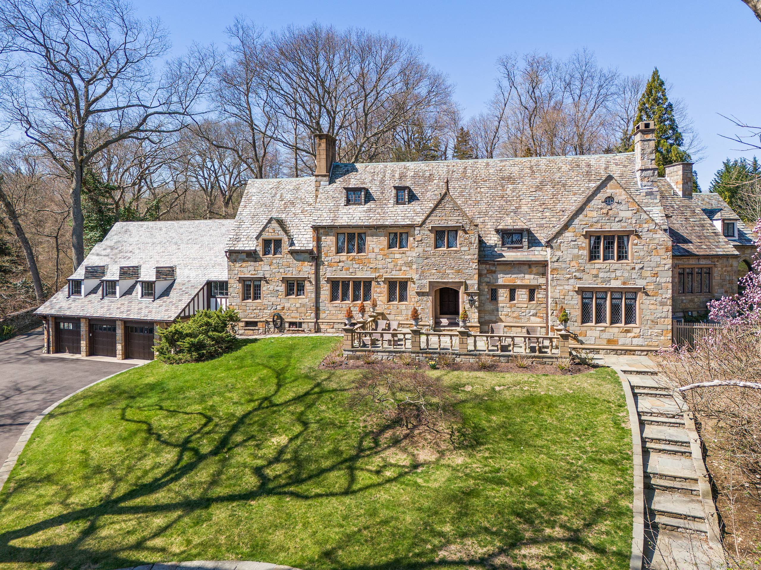 This remarkable stone mansion, built in 1929, stands as one of the most historically and culturally significant residences in Westport and Fairfield County, celebrated as an exceptional trophy property.