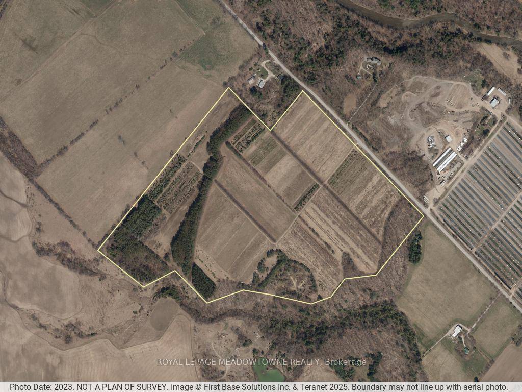 Approximately 72 Acres with 60 Acres flat workable land near Glen Williams in Halton Hills.