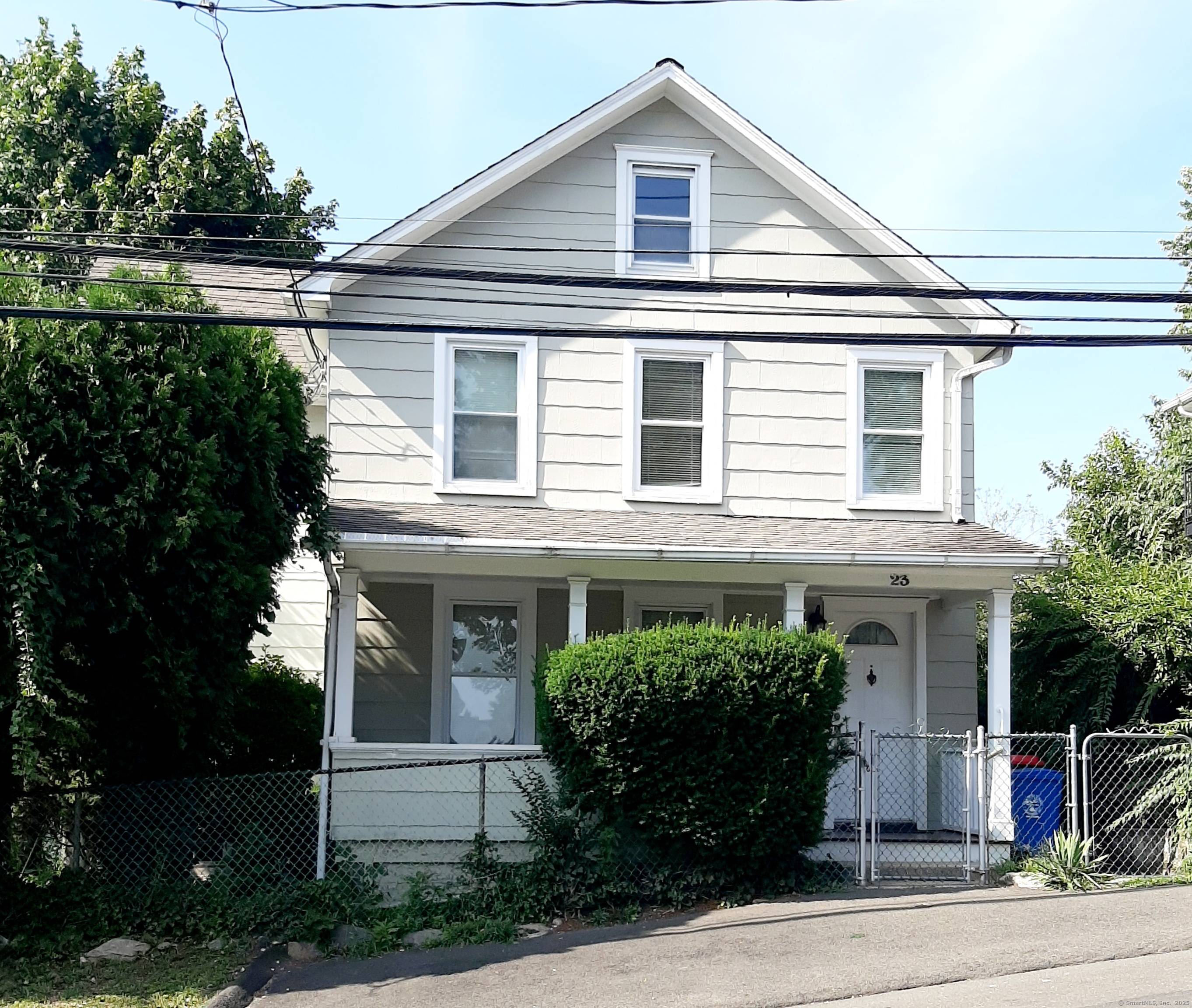 Step inside this charming 2 bedroom, 2 bathroom Colonial home which features an incredibly unique floor plan, and solid bones.
