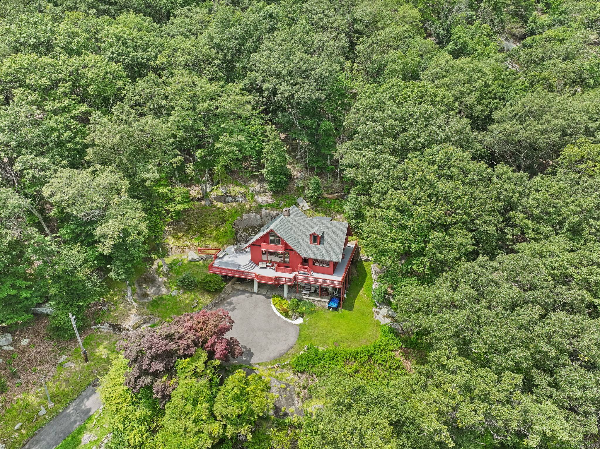 One of a Kind Lakefront Retreat on Candlewood Lake 14 Acres of Pure Privacy Panoramic Views.