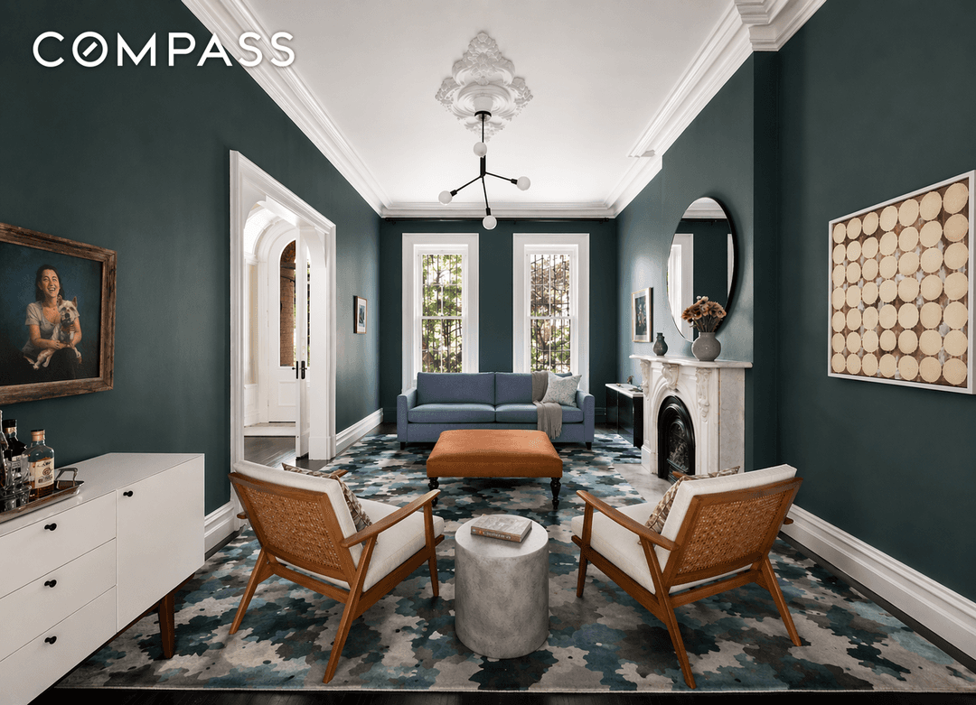 389 Classon Avenue is an impeccably renovated, 4 bedroom, two family, currently configured as a single family townhouse with 11 ft ceilings, beautifully restored details, a finished basement, and a ...