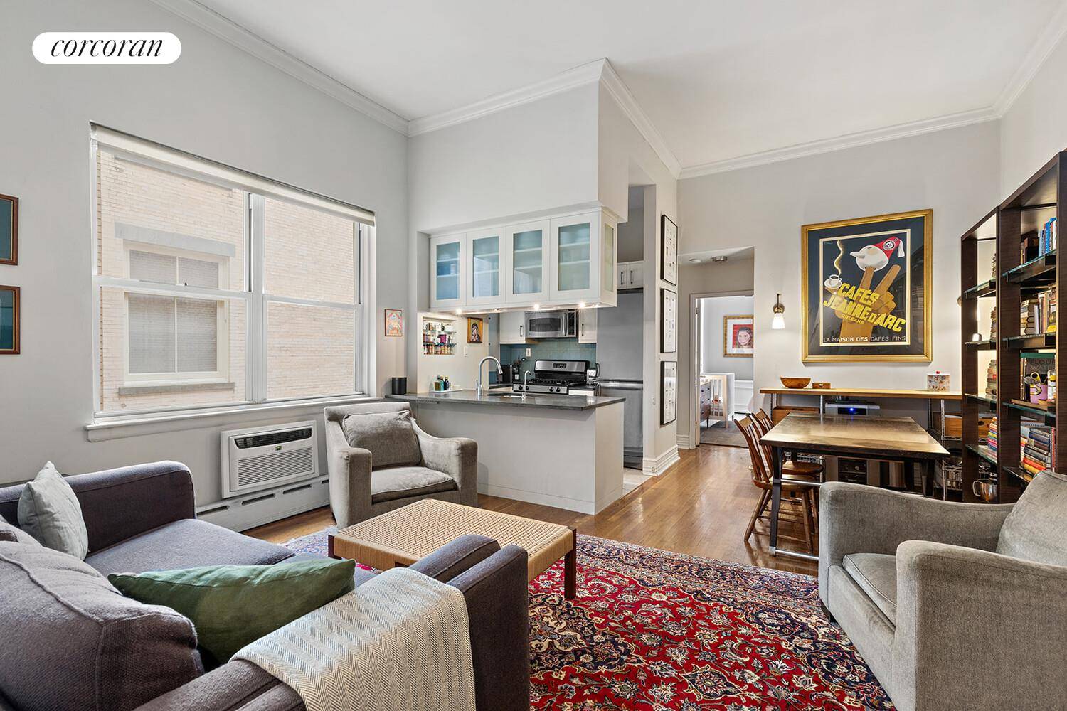 Spacious 1 bedroom in a boutique elevator pre war coop, just a half block from Central Park and The Met.