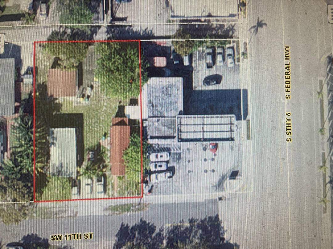 COMMERCIALLY ZONED PROPERTY ONE LOT OFF FEDERAL HIGHWAY IN DANIA BEACH.