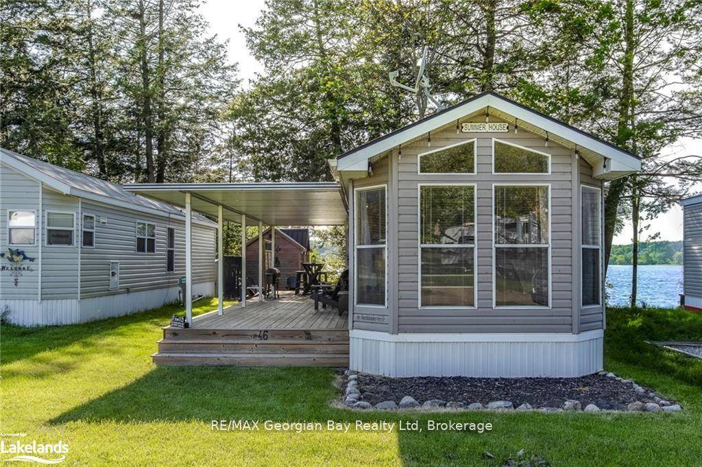 This Waterfront Supreme Cottager Classic Modular Home features 2 bedroom, 1 bathroom and is the ideal space to relax and reconnect with nature.