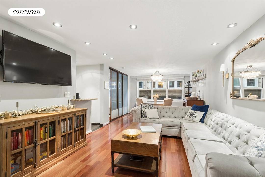 Located right where West 4th meets Barrow Street, this two bedroom, two bathroom home at 3 Sheridan Square puts you in the absolute heart of the West Village.