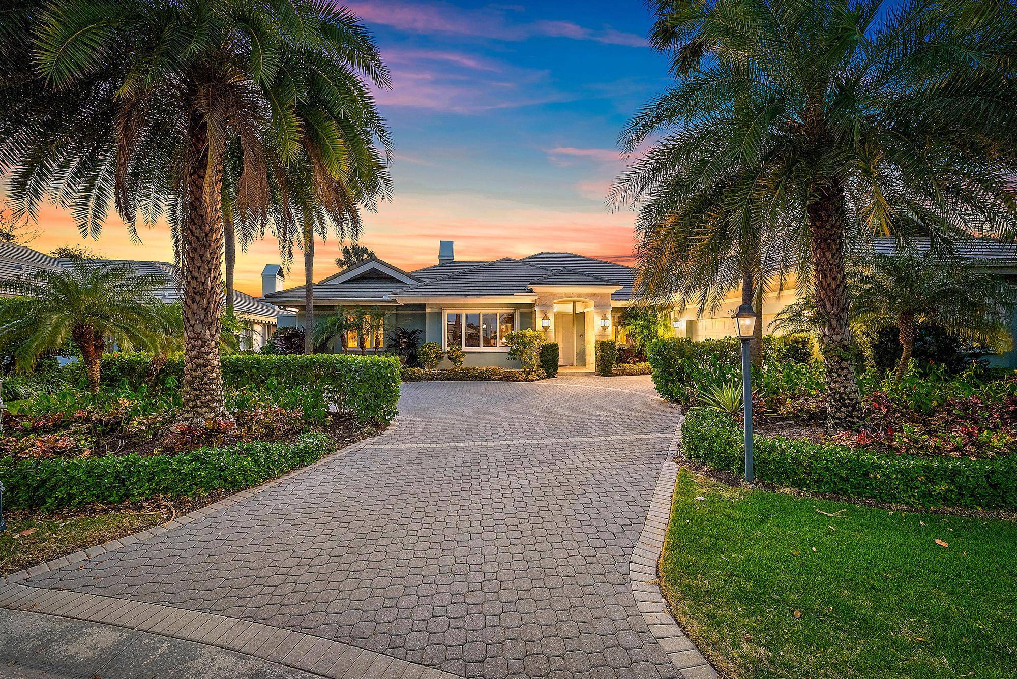 Welcome to this stunning four bedroom waterfront ranch on prestigious Casseekey Island in Jonathan's Landing.
